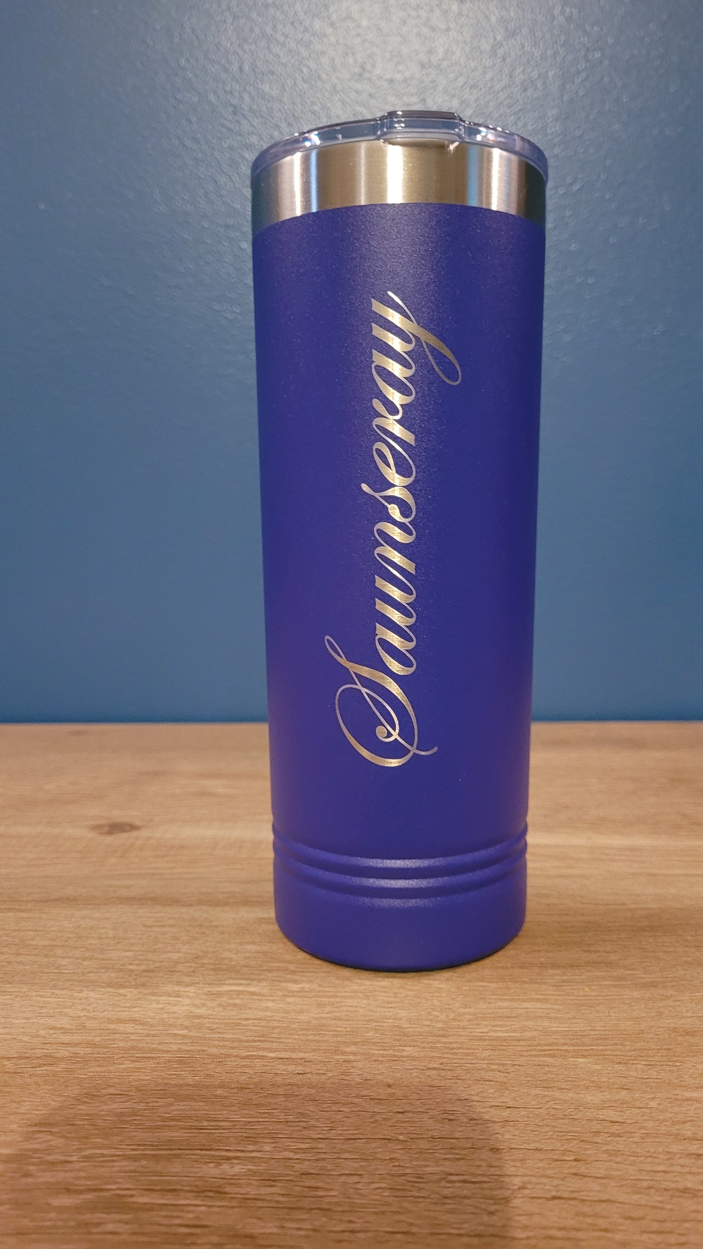 Skinny Tumblers with Clear Slider Lid-Polar Camel Tumbler
