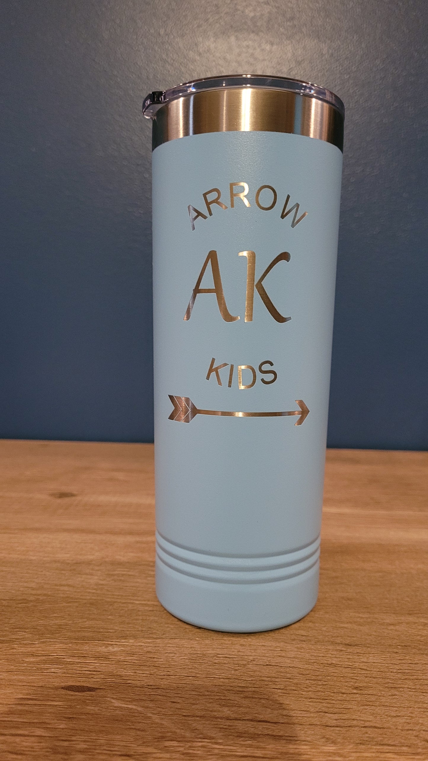 Skinny Tumblers with Clear Slider Lid-Polar Camel Tumbler