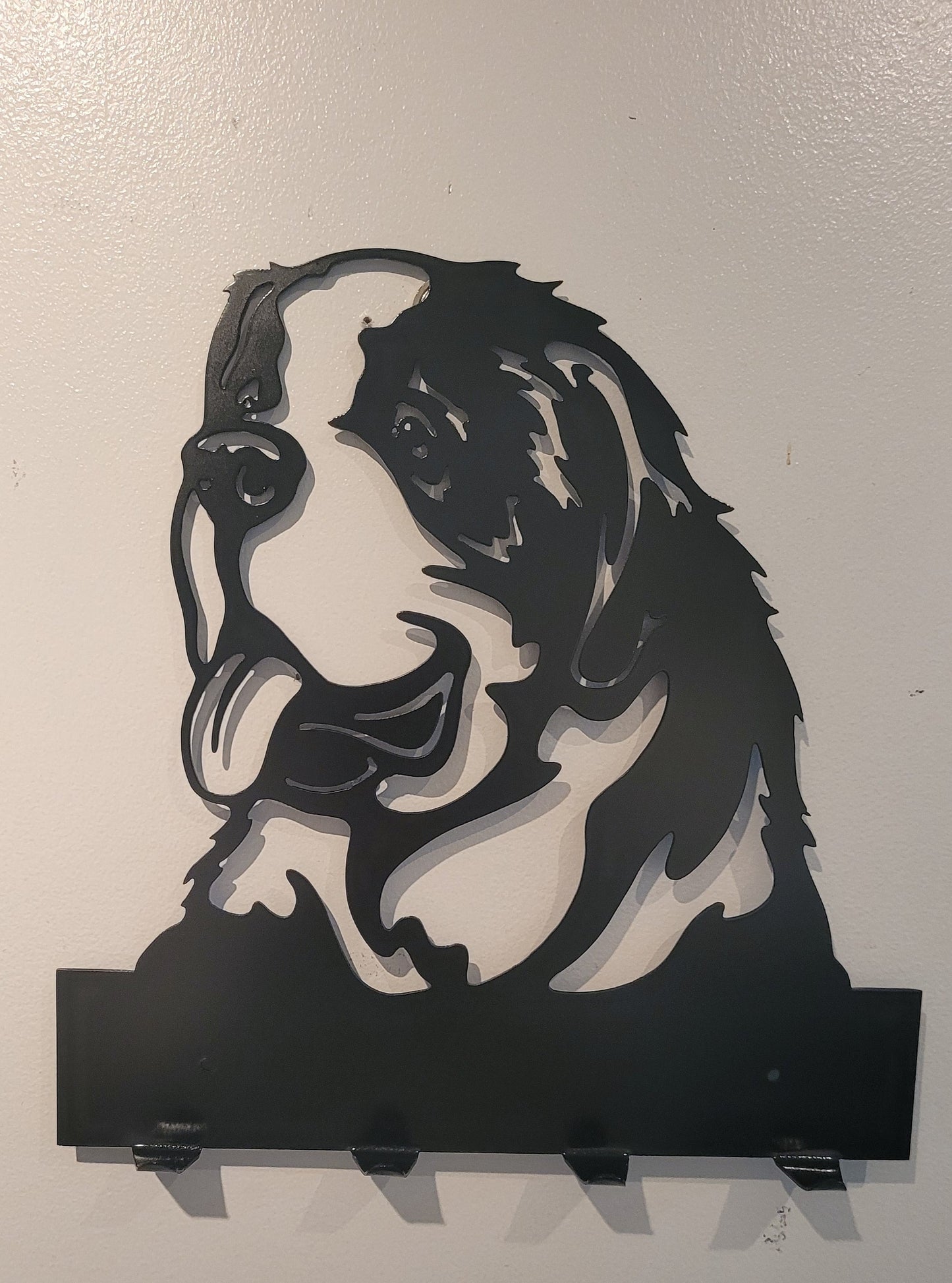 Saint Bernard Key Chain Holder or Leash Hanger