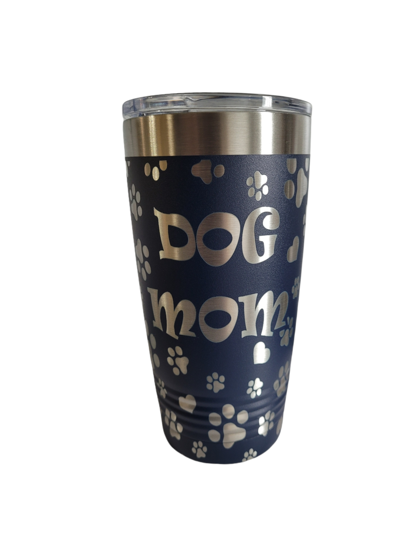 Dog Mom Wrap 20 oz. Polar Camel Ringneck Tumbler with Clear Lid