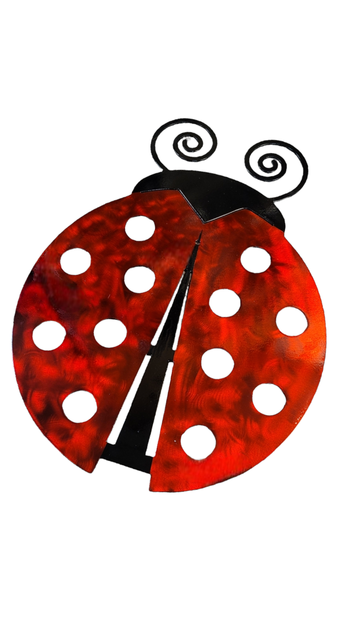 Lady bug metal wall decor